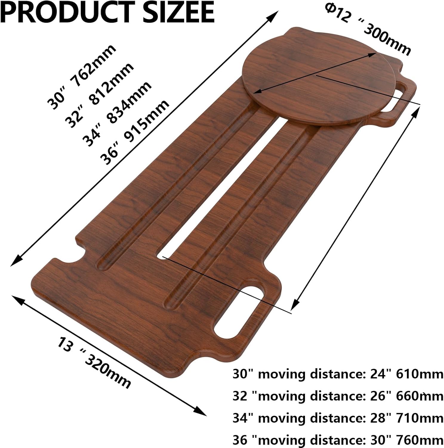 FleiSleep Transfer Board, Patient Slide Transfer Board for Wheelchair, Bed and Car, Mobility Aid for Elderly, Seniors & Disabled People