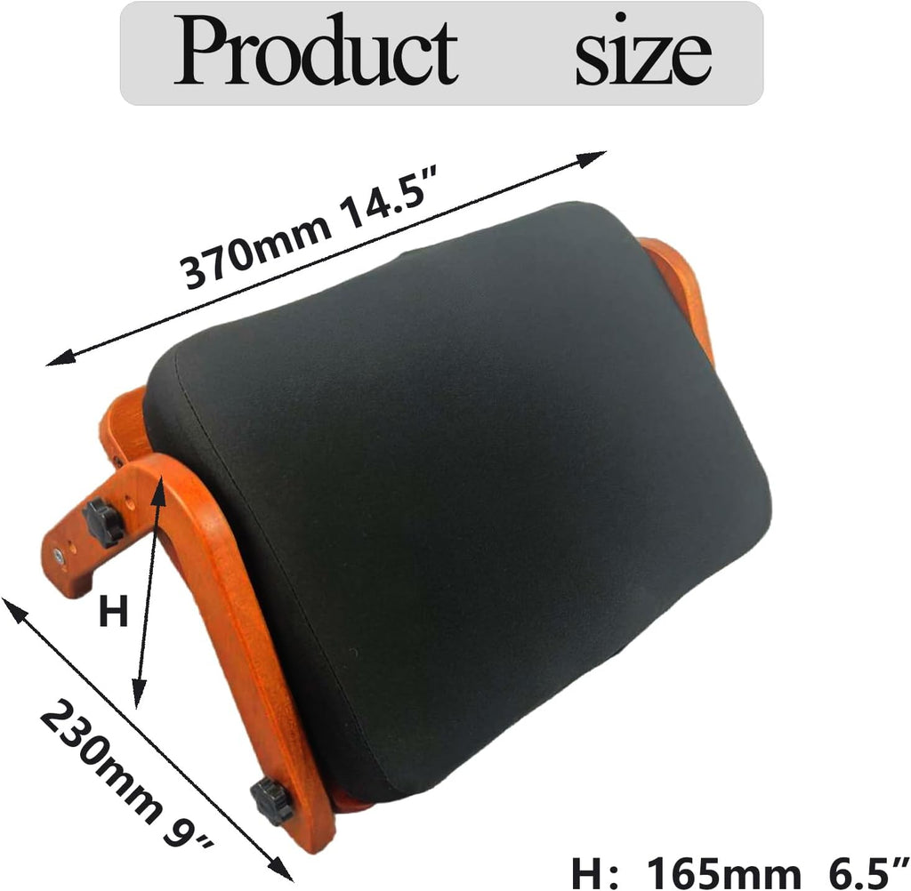 FleiSleep V-Shaped Under Desk Foot Rest Stool, Ergonomic Soft Cushioned Footrest for Office, Gaming & Home Working