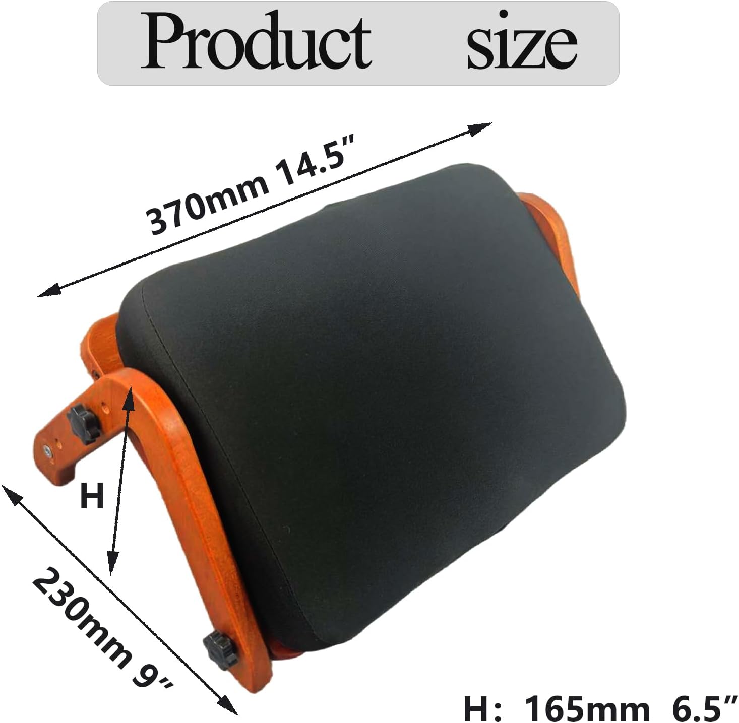 FleiSleep V-Shaped Under Desk Foot Rest Stool, Ergonomic Soft Cushioned Footrest for Office, Gaming & Home Working