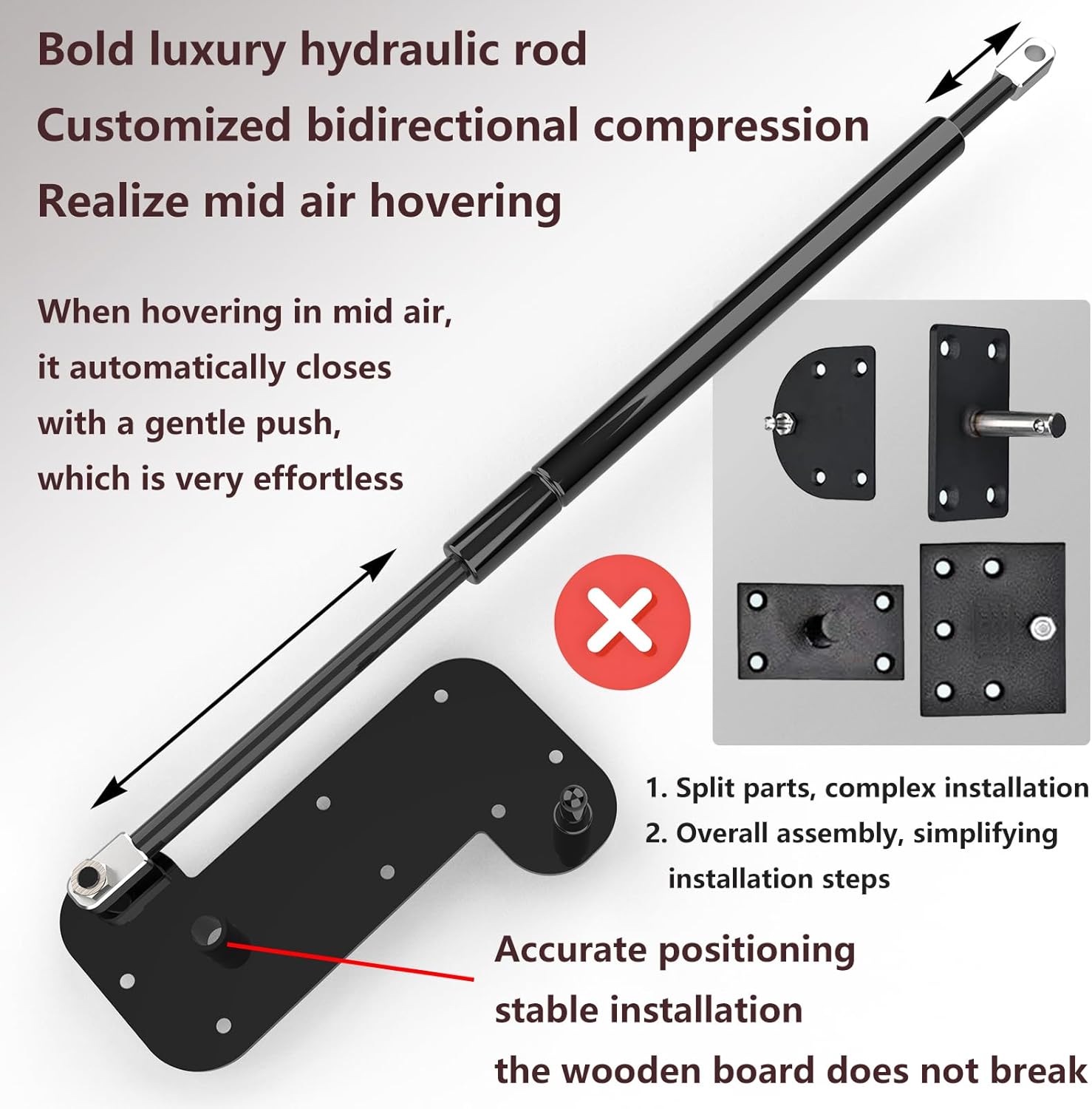Create A Luxurious Bed Murphy Bed Hardware Kit, Hover in Mid Air Hydraulic Rod Gas Spring System