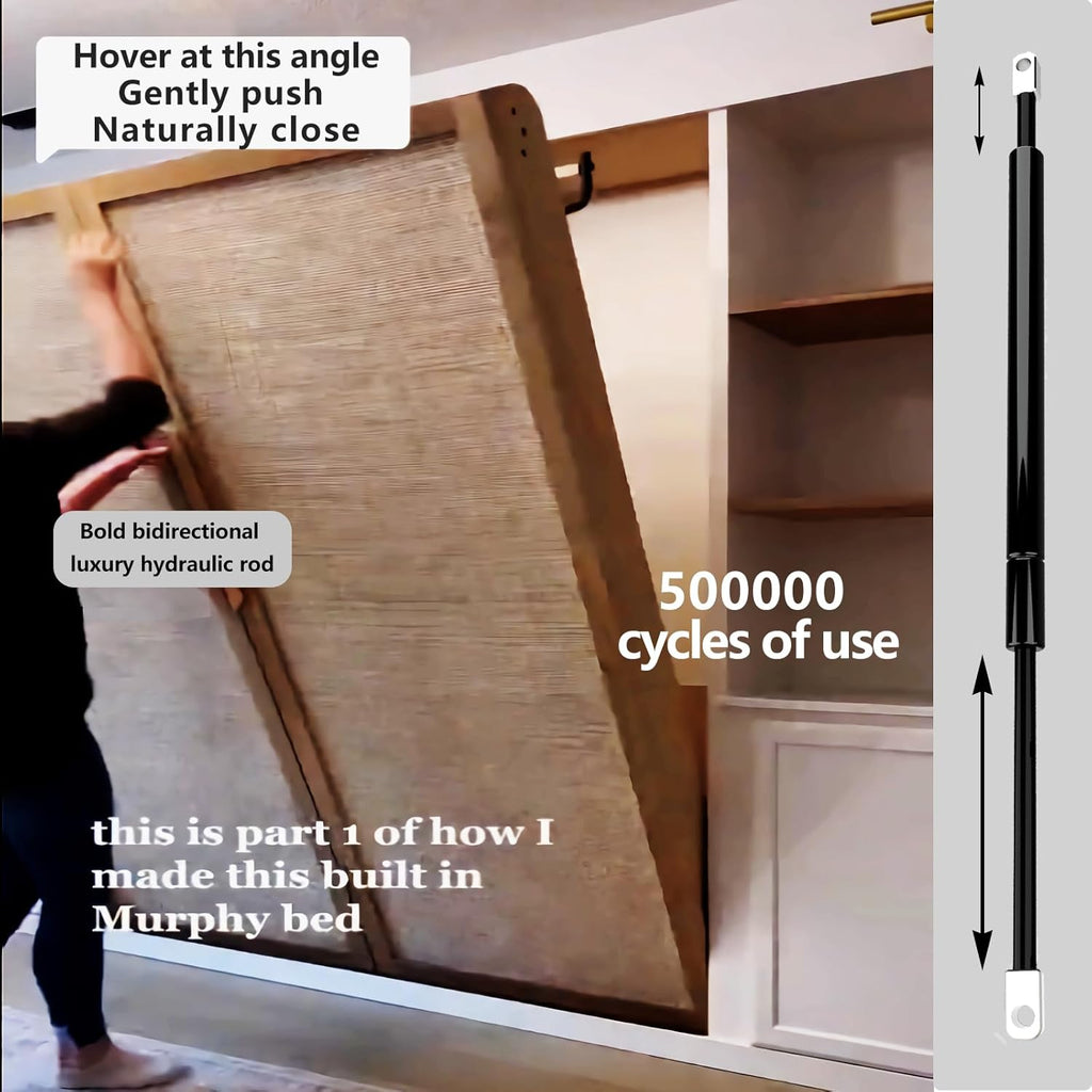 Create A Luxurious Bed Murphy Bed Hardware Kit, Hover in Mid Air Hydraulic Rod Gas Spring System